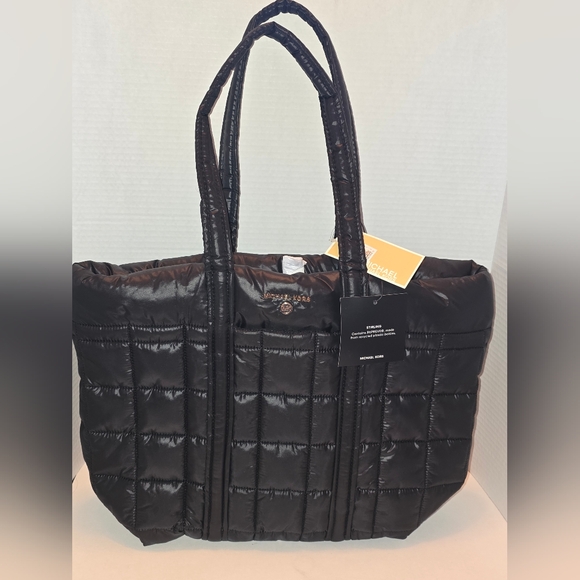 Michael Kors Black Stirling Large Tote - Picture 1 of 5